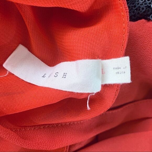 LUSH draped open back sequin dress - Picture 4 of 6